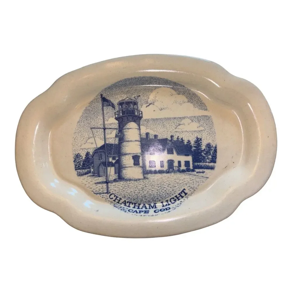 Chatham Pottery Cape Cod Vintage Stoneware Serving Platter